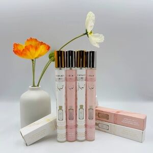 Hayati Perfume with Pink and Gold Bottles